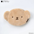 Miffy 米飛兔 × Boris 小熊 FACE FUR 造型迷你收納包,白色Miffy 拉鍊細節 Miffy 米飛兔 × Boris 小熊 FACE FUR 造型迷你收納包,白色Miffy 拉鍊細節