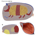 moritaMiW 動物插畫收納包,犰狳與球蟲款 moritaMiW 動物插畫收納包,犰狳與球蟲款