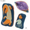 moritaMiW 動物插畫收納包,兔子與白詰草款 moritaMiW 動物插畫收納包,兔子與白詰草款