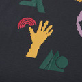 Grey Glitch Print Tee-3