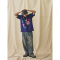 Purple Glitch Print Tee-8
