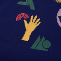 Purple Glitch Print Tee-3