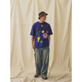 Purple Glitch Print Tee-7