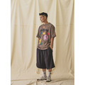 Brown Glitch Print Tee-8