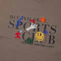 Brown MCCCVII DEPT Embroidered Tee-3