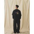 Black MCCCVII DEPT Embroidered Tee-5
