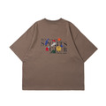 Brown MCCCVII DEPT Embroidered Tee-1