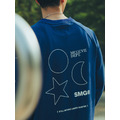 Blue S.M.S Graphic LS Tee-7