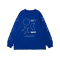 Blue S.M.S Graphic LS Tee-1