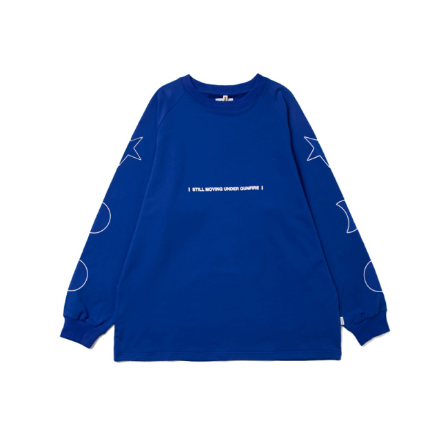 Blue S.M.S Graphic LS Tee