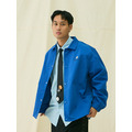 Blue Flower Graphic Coach Jacket-7