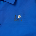 Blue Flower Graphic Coach Jacket-3