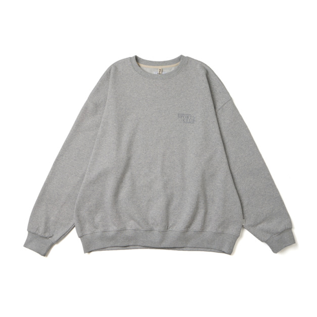 Grey MCCCVII DEPT Embroidered Sweatshirt