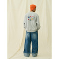 Grey MCCCVII DEPT Embroidered Sweatshirt-6