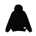 Black Glitch Print Hoodie-1