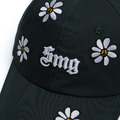 Green Flowers Gothic Logo Sports Cap-2