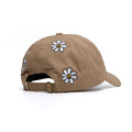Khaki Flowers Gothic Logo Sports Cap-1