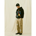 Black Glitch Print Hoodie-6