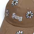 Khaki Flowers Gothic Logo Sports Cap-2