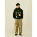 Black Glitch Print Hoodie-5