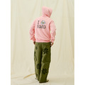 Pink Flower Graphic Embroidered Hoodie-5