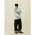 Blue Code Pattern LS Tee-5