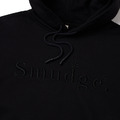 Black Smudge Embroidered Hoodie-2