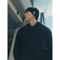 Black Smudge Embroidered Hoodie-7