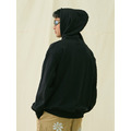 Black Smudge Embroidered Hoodie-6