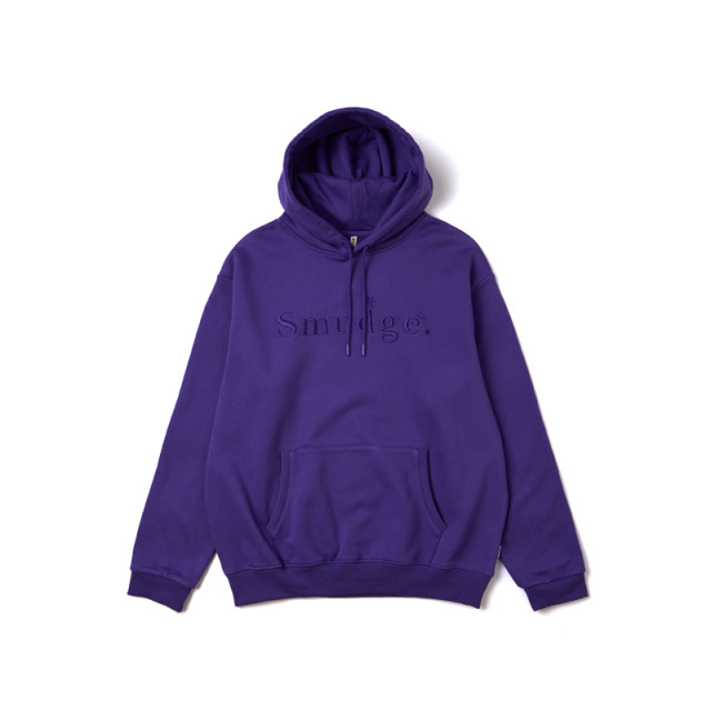 Purple Smudge Embroidered Hoodie