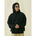 Black Smudge Embroidered Hoodie-5