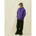 Purple Smudge Embroidered Hoodie-4