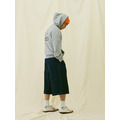 Grey Flower Graphic Embroidered Hoodie-5