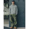 Grey Flower Graphic Embroidered Hoodie-6