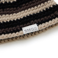 Black Pattern Knitted Bucket Hat-1