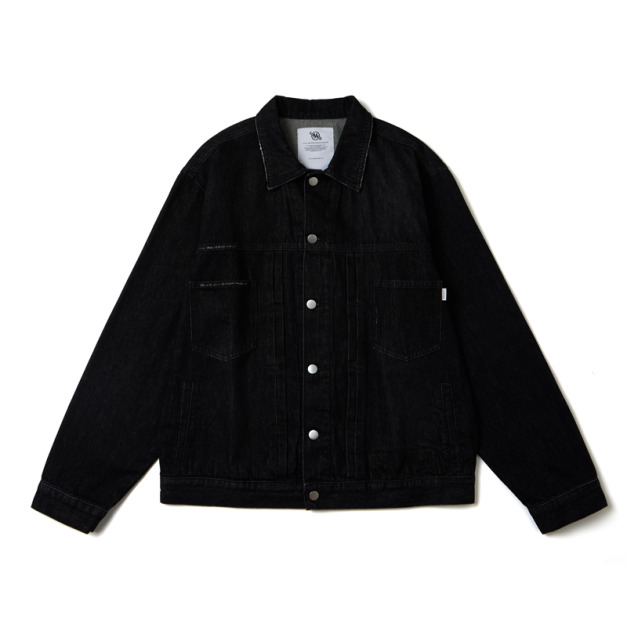 Black Washed Denim Jacket