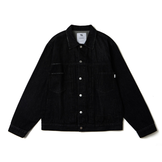 Black Washed Denim Jacket