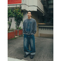 Blue Damage Graphic Sweatshirt-6
