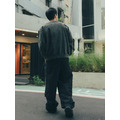 Black Damage Graphic Sweatshirt-7