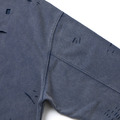 Blue Damage Graphic Sweatshirt-5