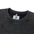 Black Damage Graphic Sweatshirt-2