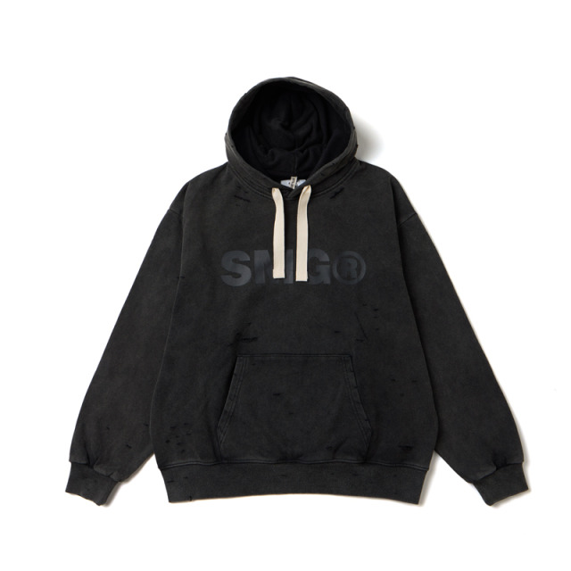 Black Damage SMG Logo Hoodie