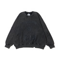 Black Damage Graphic Sweatshirt