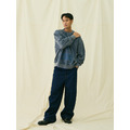 Blue Damage Graphic Sweatshirt-9