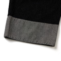 Black Washed Denim Wide Trousers-4