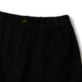 Black Washed Denim Wide Trousers-2