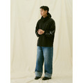Blue Washed Denim Wide Trousers-7