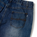 Blue Washed Denim Wide Trousers-3