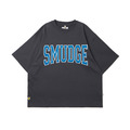 Grey Varsity SMUDGE Tee