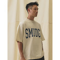 White Varsity SMUDGE Tee-6